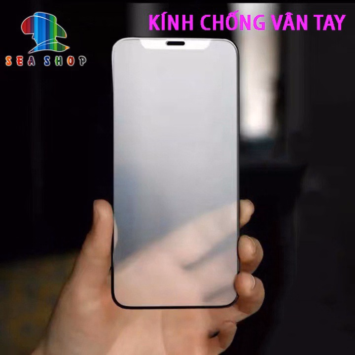 Kính Chống Vân Tay Realme C3, C3I, 5I, 5S, 6I, C12, C11, C15, C20, X2-Full Màn-Seashop - Ảnh 2
