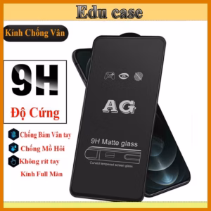 Kính Chống Vân Tay Xiaomi Mi 8 Lite - Full Màn Hình - Seashop