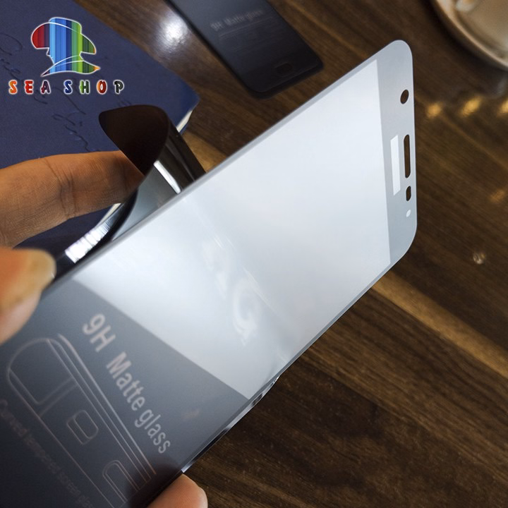 Kính Chống Vân Tay Xiaomi Mi 8 Lite - Full Màn Hình - Seashop - Ảnh 3