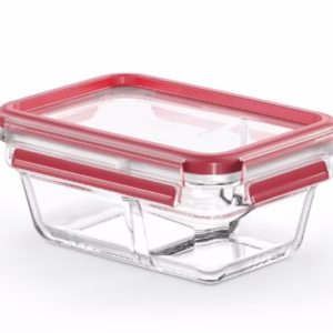 Hộp Thủy Tinh Vuông 2 Ngăn Tefal Masterseal Glass 800Ml Màu Đỏ -N1040712- Sht House