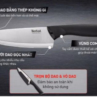 Bộ Dao Tefal Comfort K221S244 15Cm Và 12Cm - Sht House - Ảnh 4