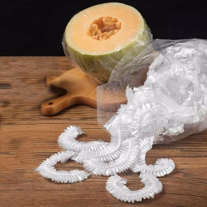 Set 100 Màng Bọc Thực Phẩm Có Chun Co Giãn Kèm Túi Gấu Tiện Dụng Ctb135 - Bechip - Ảnh 6