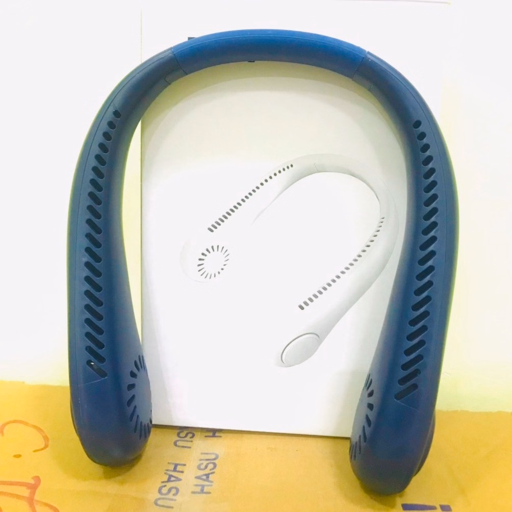 Quạt Đeo Cổ Usb Mini Tích Điện Không Cánh Tiện Lợi, Thời Trang, Dáng Thể Thao - Sương Mai - Ảnh 7