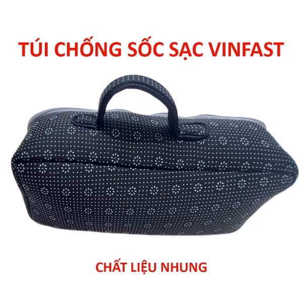 Túi Chống Sốc Sạc Xe Điện Vinfast Feliz S, Vento S, Theon S,... Bằng Nhung - Ảnh 5