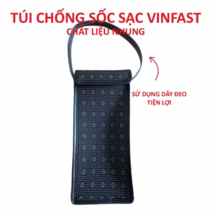 Túi Chống Sốc Sạc Xe Điện Vinfast Feliz S, Vento S, Theon S,... Bằng Nhung
