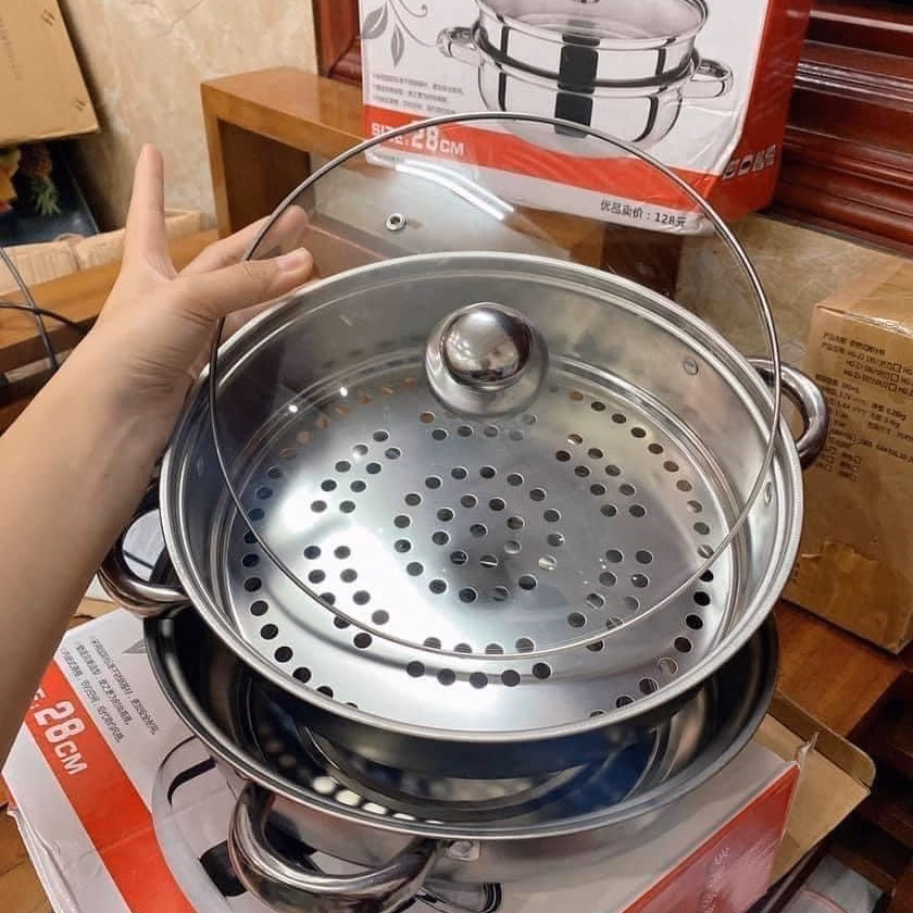 Nồi Hấp Inox 2 Tầng Đa Năng - Su - Ảnh 4