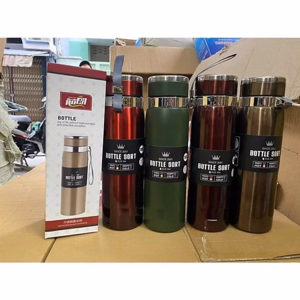 Bình Giữ Nhiệt Inox 304 Cao Cấp Vaccuum Ctb142- Bechip - Ảnh 7