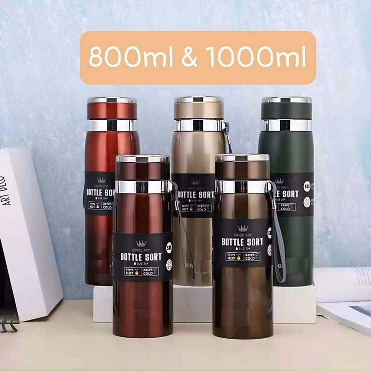 Bình Giữ Nhiệt Inox 304 Cao Cấp Vaccuum Ctb142- Bechip - Ảnh 9