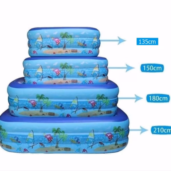 [Không Kèm Bơm + Tặng Kèm Keo Và 2 Miếng Vá ] Bể Bơi Cho Bé Có Đáy Chống Trơn Trượt Đủ Kích Thước Ctb145 - Bechip - Ảnh 5