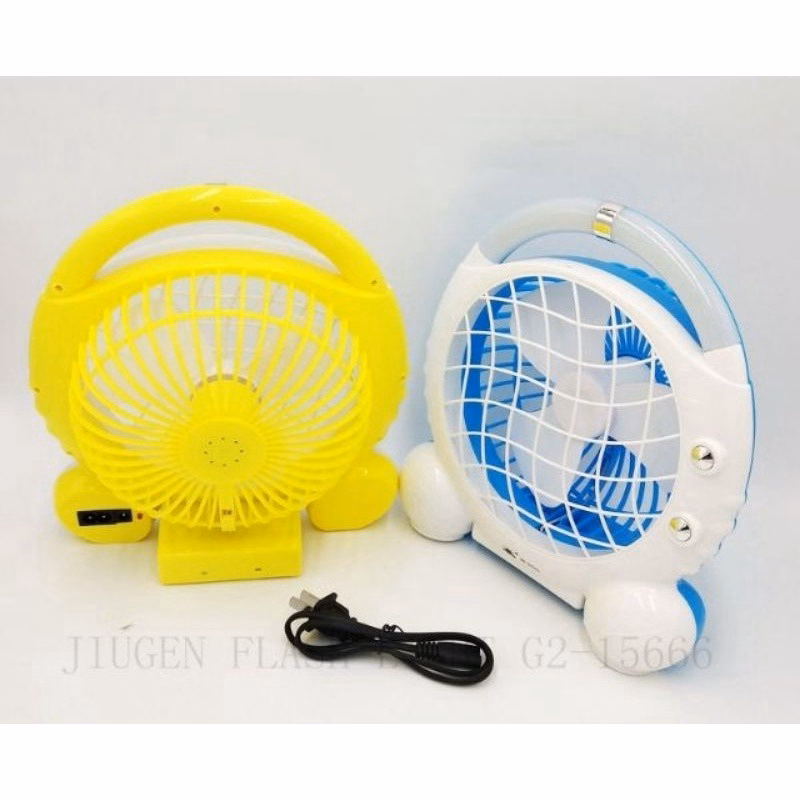 Quạt Sạc Tích Điện Có Đèn Mini - Su - Ảnh 8