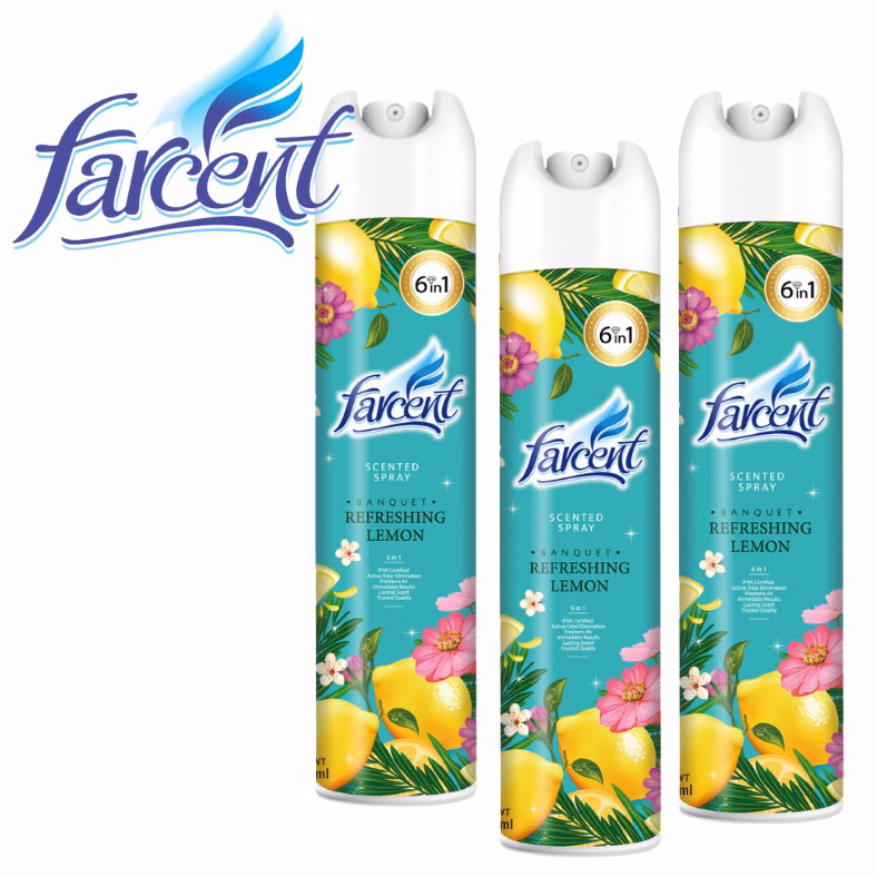 Chai Xịt Phòng Hương Chanh Farcent 320Ml - Farcent - Ảnh 2