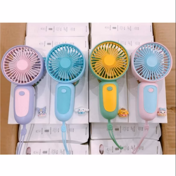 Quạt Tích Điện Mini Cầm Tay Nhỏ Gọn, Tiện Lợi Ctb154 – Bechip - Ảnh 4