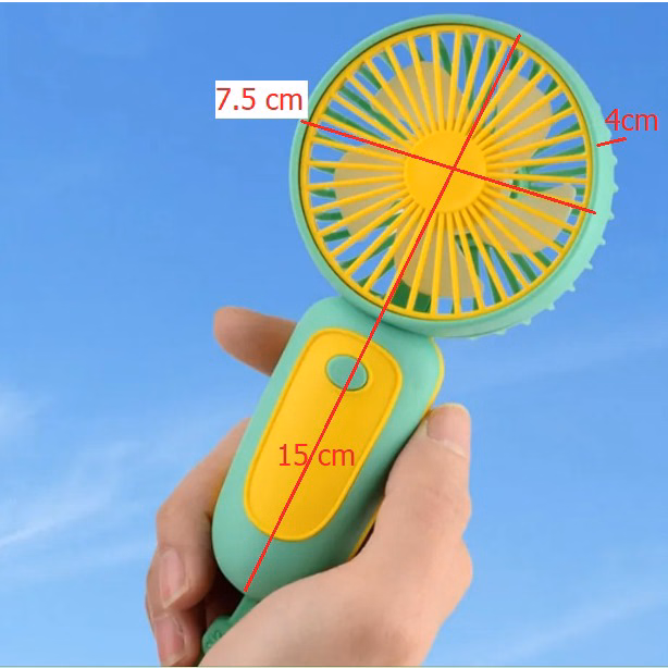 Quạt Tích Điện Mini Cầm Tay Nhỏ Gọn, Tiện Lợi Ctb154 – Bechip - Ảnh 17