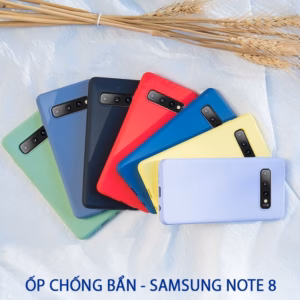 Chống Bẩn Samsung Note 8 – Nhựa Dẻo – Bên Trong Có Lót Nhung Bảo Vệ - Sea Shop