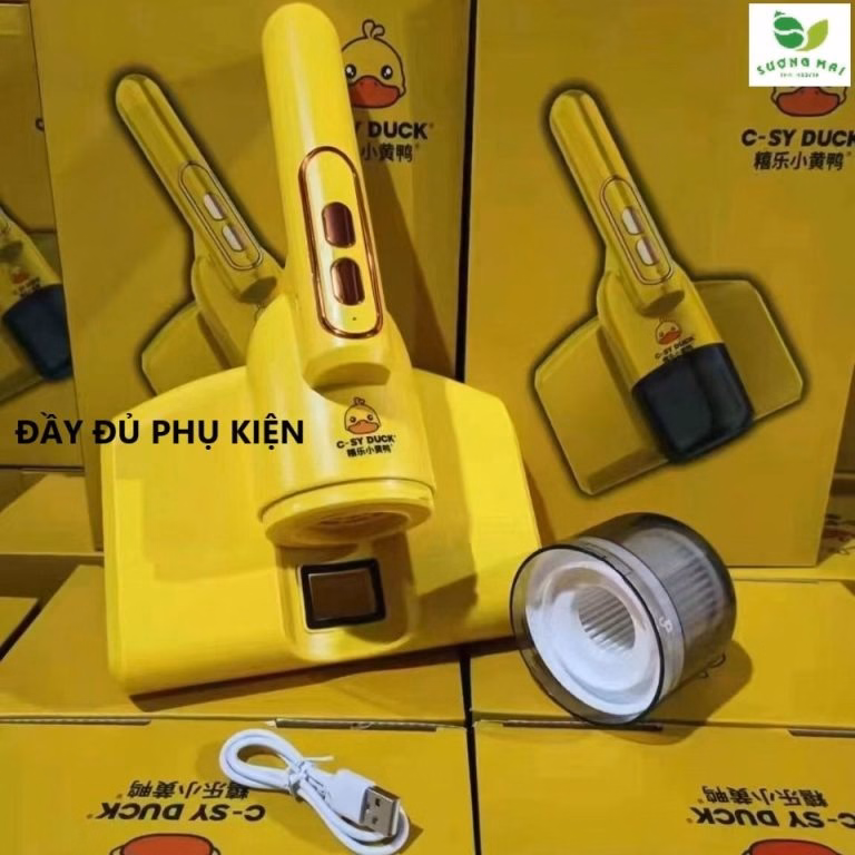 Máy Hút Bụi Cầm Tay Yellow Duck Diệt Khuẩn 99% Bằng Uv - Sương Mai - Ảnh 3