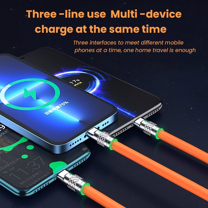 Cáp Sạc Typec, Lightning, Micro - Chính Hãng Baseus - Dành Cho Smartphone - Bọc Sắt Hai Đầu Siêu Bền – Hỗ Trợ Sạc Nhanh-Seashop - Ảnh 2