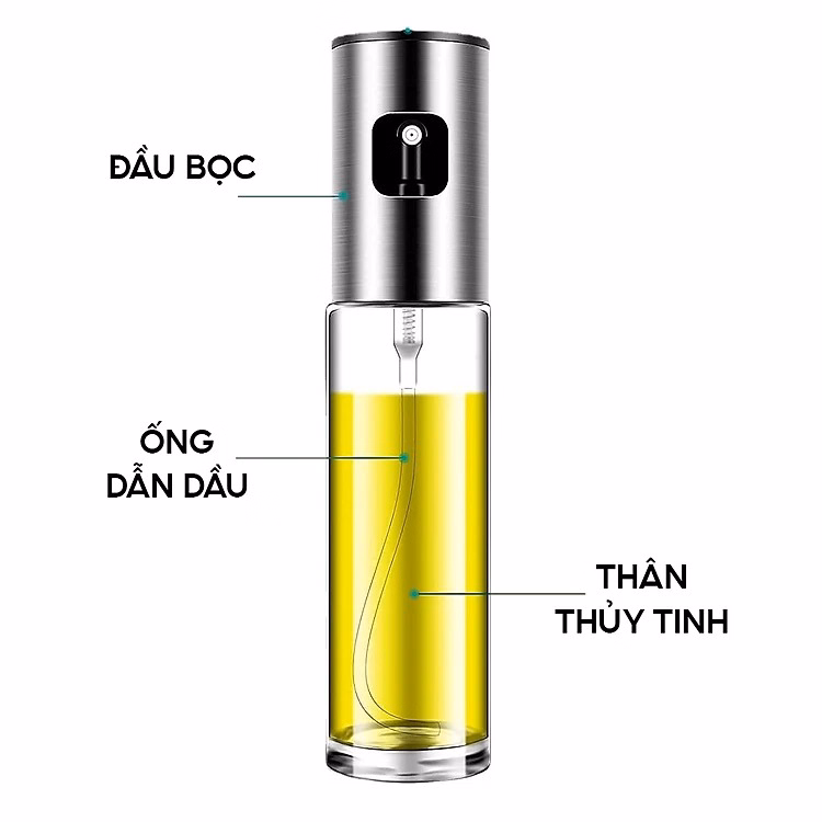Bình Xịt Dầu Ăn Thủy Tinh 100 Ml Cao Cấp Ctb156 - Bechip - Ảnh 17