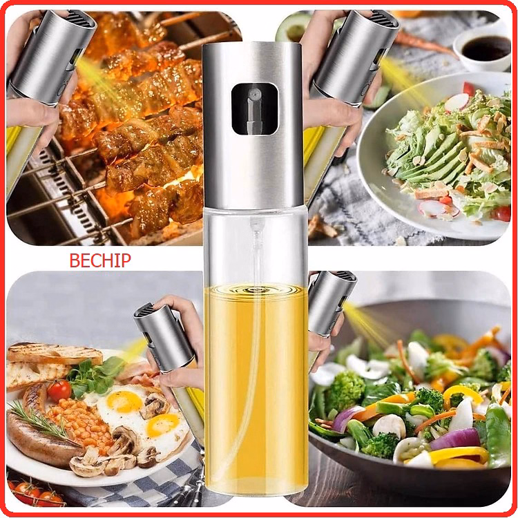Bình Xịt Dầu Ăn Thủy Tinh 100 Ml Cao Cấp Ctb156 - Bechip - Ảnh 2