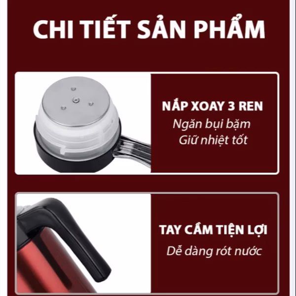 Ấm Siêu Tốc Kiêm Phích Nước Giữ Nhiệt Cao Cấp Cuckoo St21 Ctb155 - Bechip - Ảnh 4