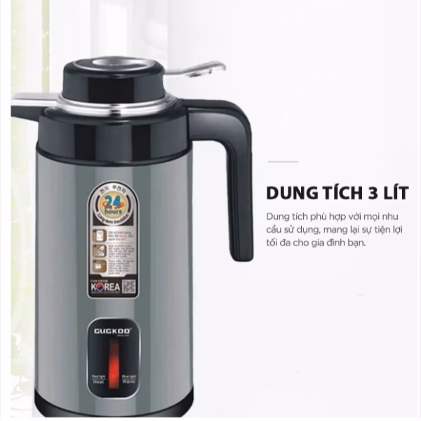 Ấm Siêu Tốc Kiêm Phích Nước Giữ Nhiệt Cao Cấp Cuckoo St21 Ctb155 - Bechip - Ảnh 11