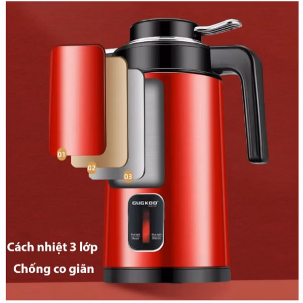 Ấm Siêu Tốc Kiêm Phích Nước Giữ Nhiệt Cao Cấp Cuckoo St21 Ctb155 - Bechip - Ảnh 2
