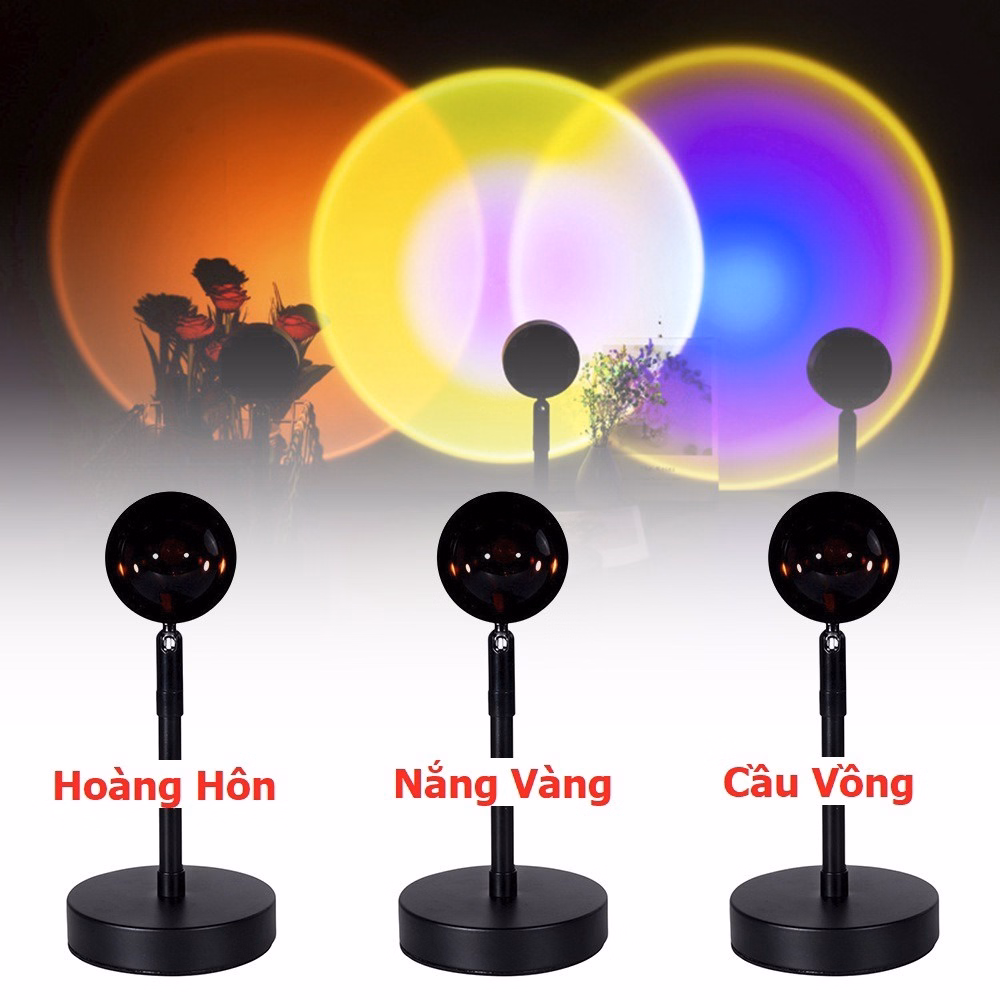 Đèn Hoàng Hôn 16 Màu Có Điều Khiển Loại Cao Cấp Khung Sắt D006 - Lady'S Passion - Ảnh 7