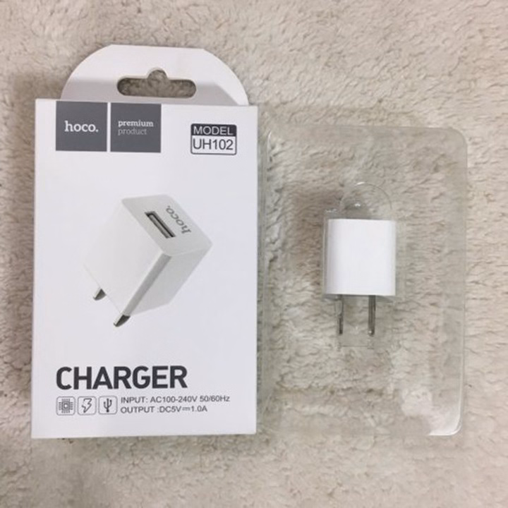 Củ Sạc, Cáp Sạc 1A - Hiệu Hoco - Cho Smartphone - Dòng Điện Ổn Định, Độ Bền Cao - Seashop - Ảnh 3