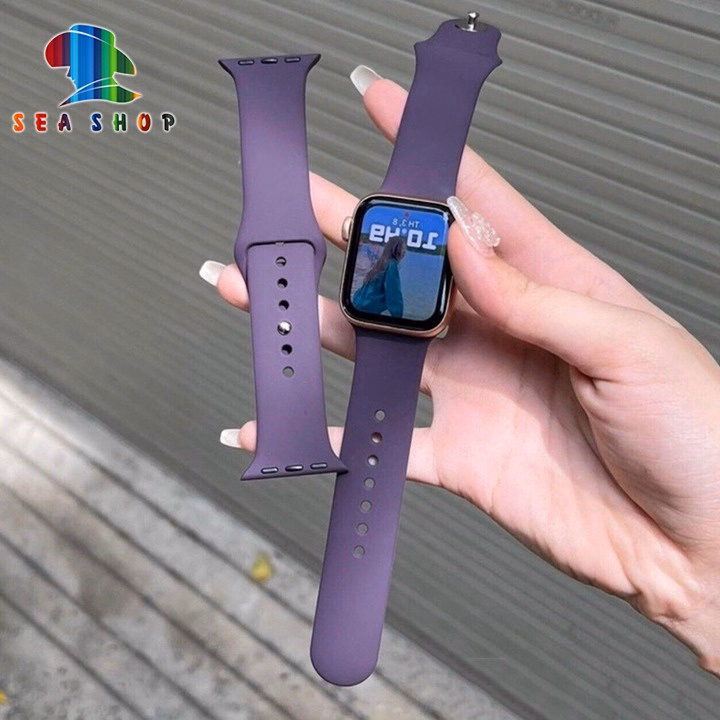 Dây Đeo Cho Smartwatch - Chất Liệu Cao Su Mềm Dẻo, Dễ Thay Thế - Seashop - Ảnh 2