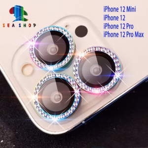 Mắt Bảo Vệ Camera Cho Iphone 12 Mini, 12, 12 Pro Max - Chất Liệu Titan - Không Gây Yếu Sóng - Seashop