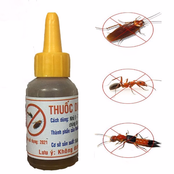 Set 5, 10 Lọ Thuốc Diệt Kiến Gián Sinh Học Hiệu Quả Ctb165 - Bechip - Ảnh 3