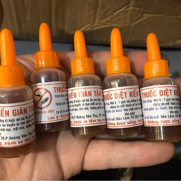 Set 5, 10 Lọ Thuốc Diệt Kiến Gián Sinh Học Hiệu Quả Ctb165 - Bechip - Ảnh 6