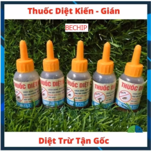 Set 5, 10 Lọ Thuốc Diệt Kiến Gián Sinh Học Hiệu Quả Ctb165 - Bechip