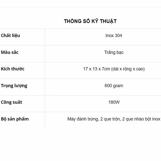 Máy Đánh Trứng Scarlett Cầm Tay 7 Tốc Độ Cực Mạnh Ctb183 - Bechip - Ảnh 14