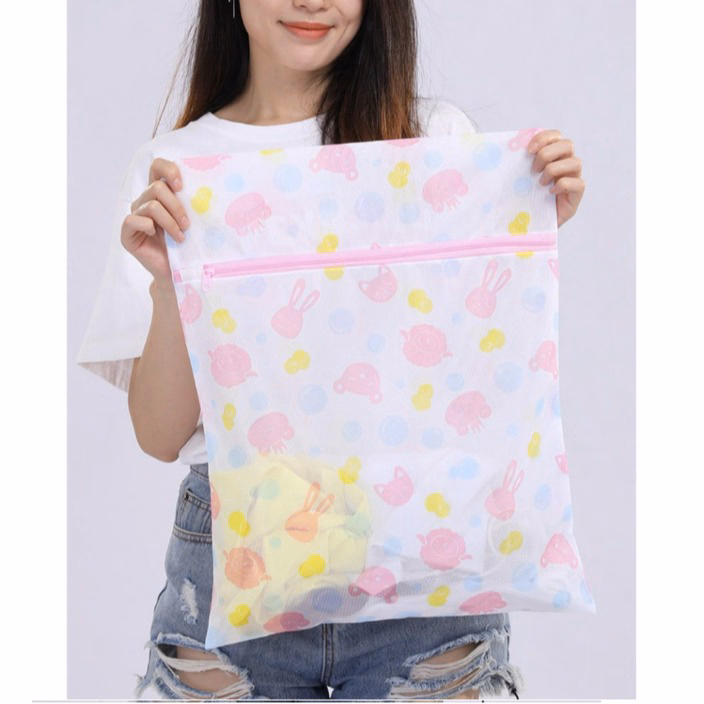 Set 5 Túi Lưới Giặt Đồ Bảo Vệ Quần Áo Khi Giặt Nhiều Kích Thước Ctb168 - Bechip - Ảnh 6