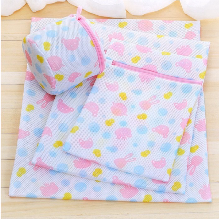 Set 5 Túi Lưới Giặt Đồ Bảo Vệ Quần Áo Khi Giặt Nhiều Kích Thước Ctb168 - Bechip - Ảnh 9