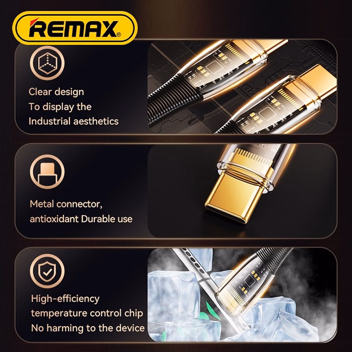 Cáp Sạc Nhanh 20W - Chính Hãng Remax - Hỗ Trợ Sạc Nhanh, Có Chức Năng Kết Nối, Truyền Dữ Liệu,Thiết Kế Đẳng Cấp - Seashop - Ảnh 6