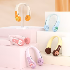 Quạt Đeo Cổ Mini Không Cánh Hình Thú - Su