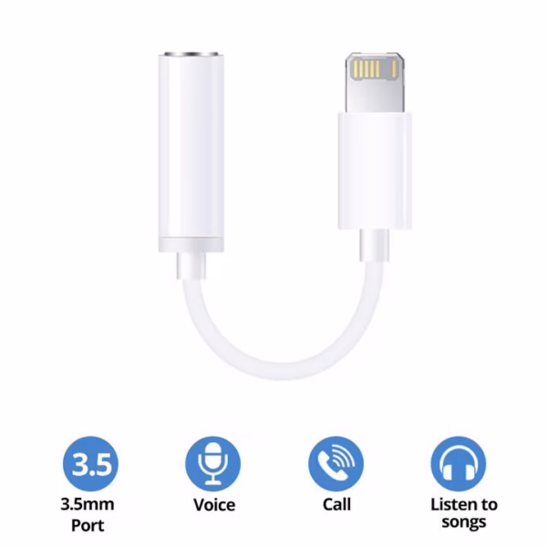 Cáp Otg Chuyển Đổi Từ Chân Typec, Lingning Sang Tai Nghe -Chất Lượng Đỉnh Cao, Chia 2 Đường Tiếng Left - Right -Seashop - Ảnh 4
