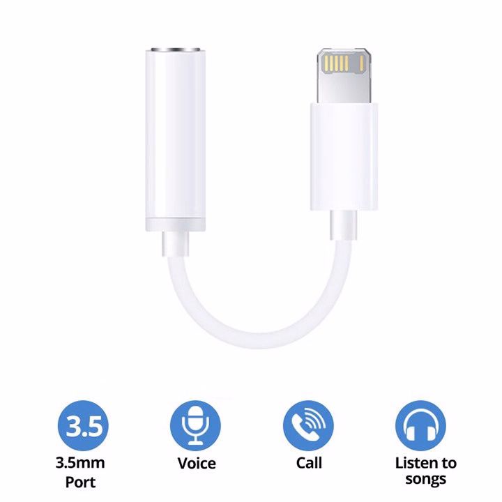 Cáp Otg Chuyển Đổi Từ Chân Typec, Lingning Sang Tai Nghe -Chất Lượng Đỉnh Cao, Chia 2 Đường Tiếng Left - Right -Seashop - Ảnh 4