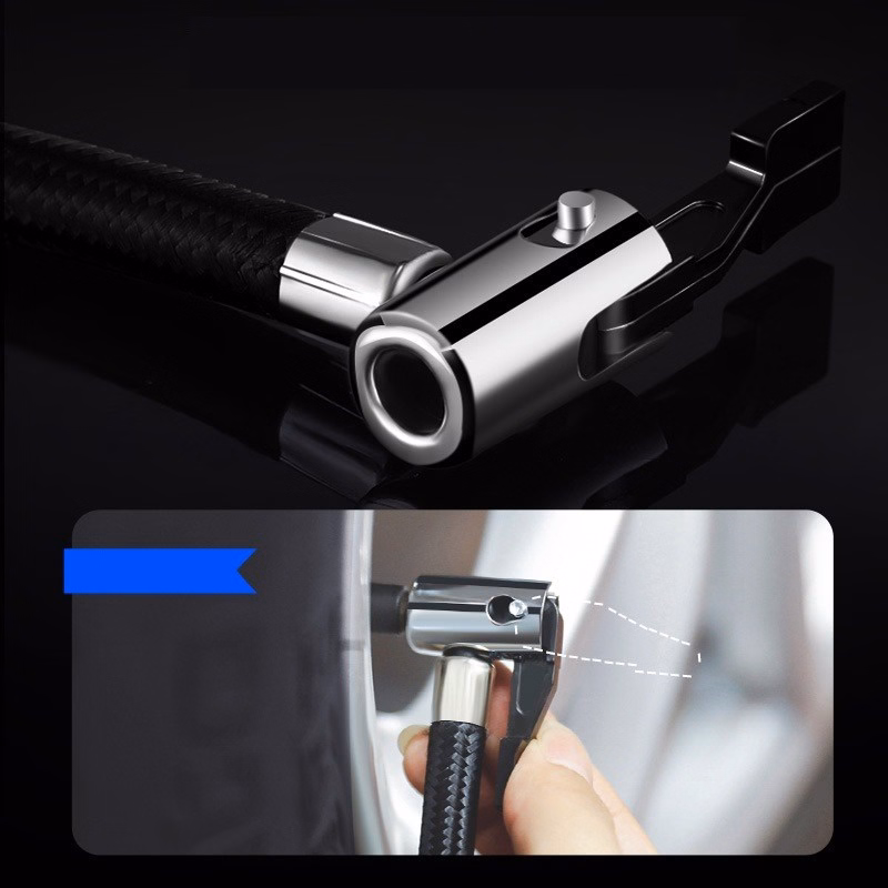 Máy Hút Bụi Kiêm Bơm Lốp Chuyên Dụng Ô Tô 4 In 1 Đồng Hồ Cơ Gd017 - Lady'S Passion - Ảnh 6