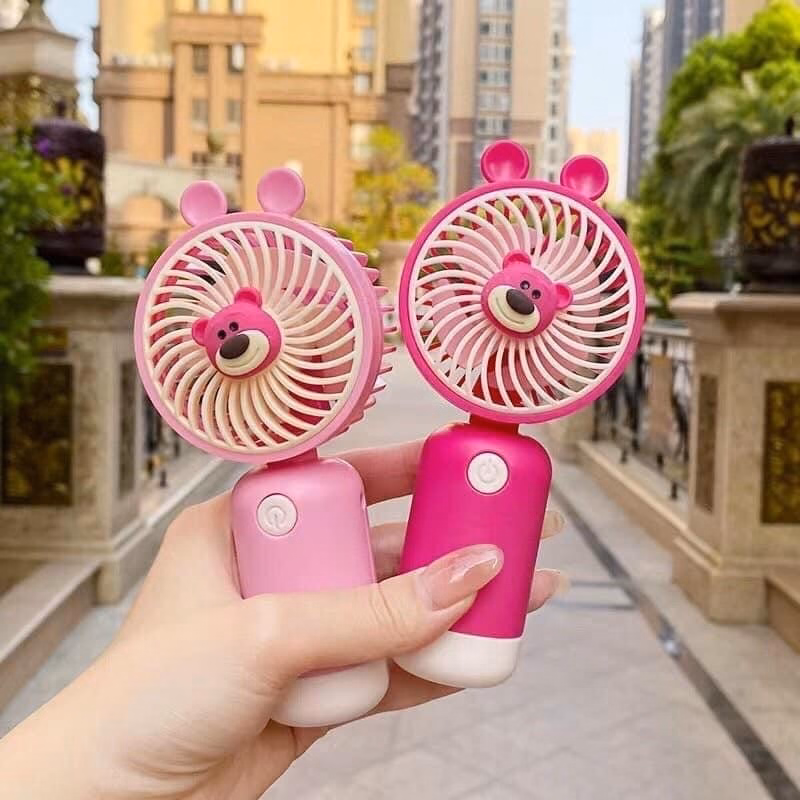 Quạt Mini Gấu Hồng Lotus Tl - 168 - Su