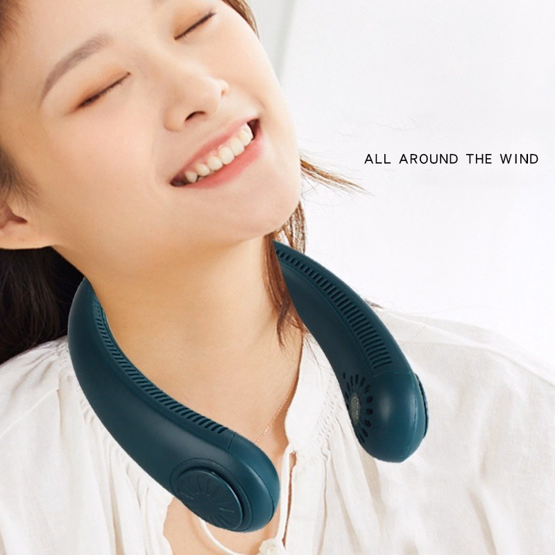 Quạt Đeo Cổ Không Cánh Sạc Usb - Gdn - Ảnh 4