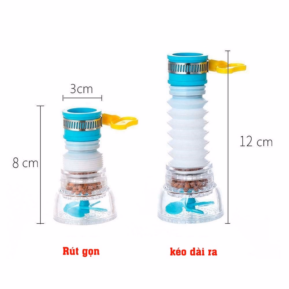 Đầu Vòi Lọc Nước Rửa Bát Tăng Áp Xoay 360 Độ - Gdn - Ảnh 3