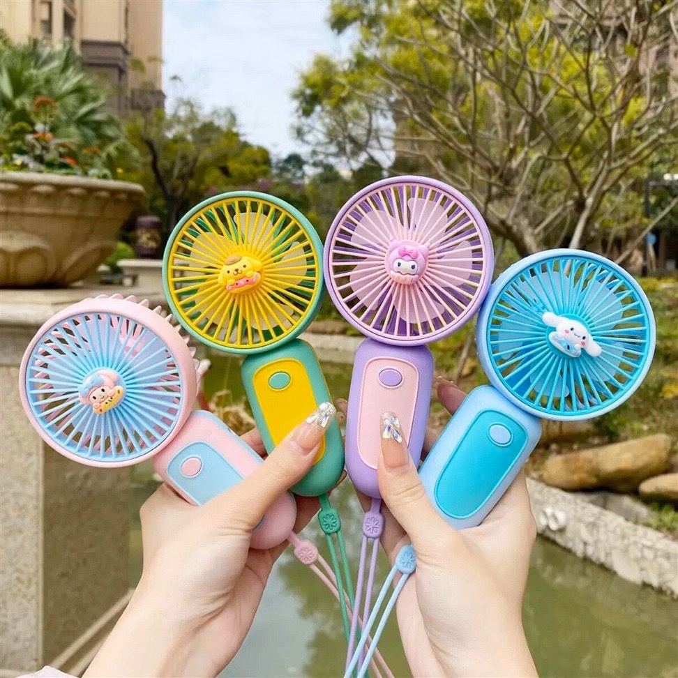 Quạt Cầm Tay Bông Hoa - Gdn - Ảnh 2