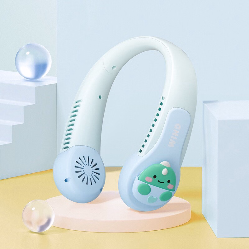 Quạt Đeo Cổ Mini Không Cánh Hình Thú Cs1330 - Gdn - Ảnh 4