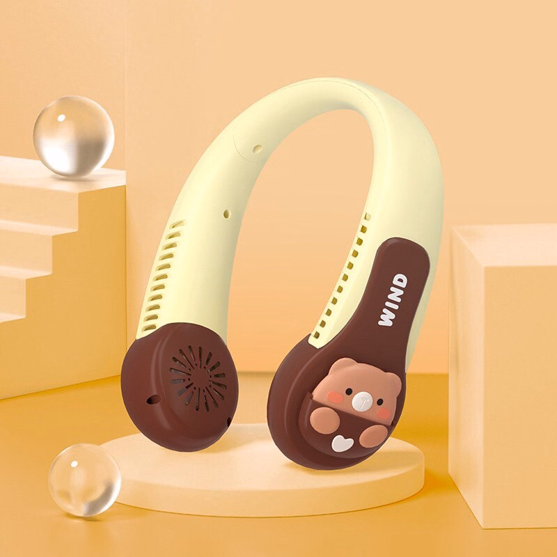 Quạt Đeo Cổ Mini Không Cánh Hình Thú Cs1330 - Gdn - Ảnh 8