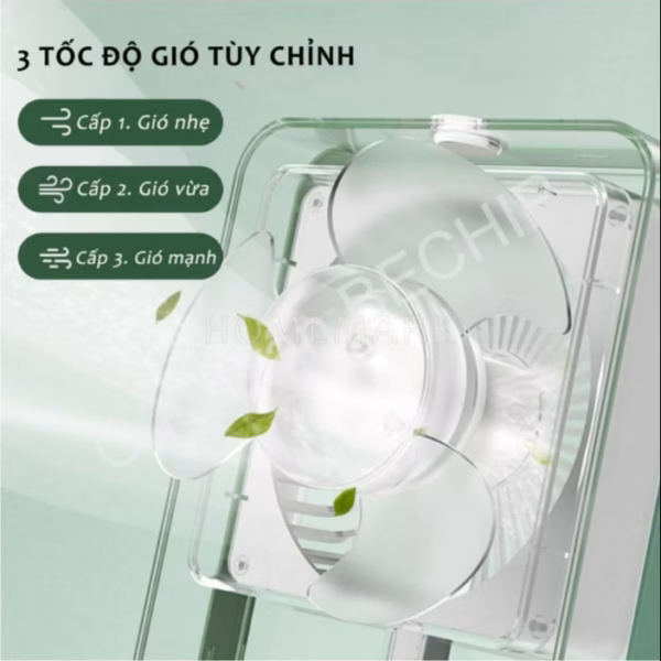 Quạt Tích Điện Phun Sương Mini Ctb173 – Bechip - Ảnh 7