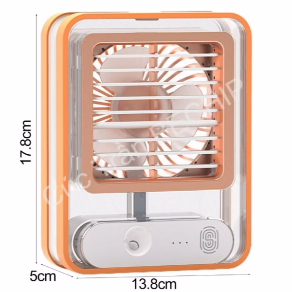 Quạt Tích Điện Phun Sương Mini Ctb173 – Bechip - Ảnh 18