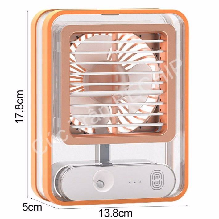Quạt Tích Điện Phun Sương Mini Ctb173 – Bechip - Ảnh 18