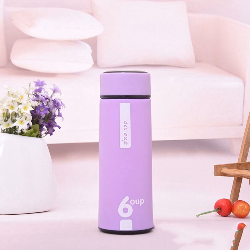 Bình Chai Đựng Nước Thủy Tinh 6Oup 400Ml Có Vỏ Bọc Nhựa Nhiều Màu - Minh Ngọc (Giao Màu Ngẫu Nhiên) - Ảnh 5